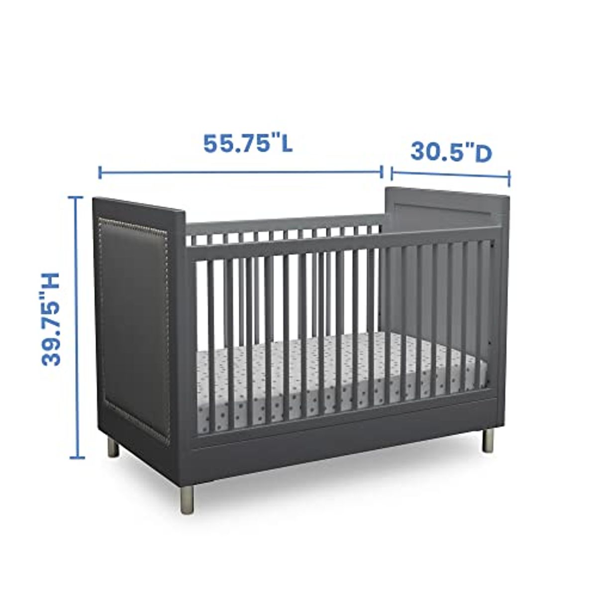 Delta Children Simmons Avery Crib Grey