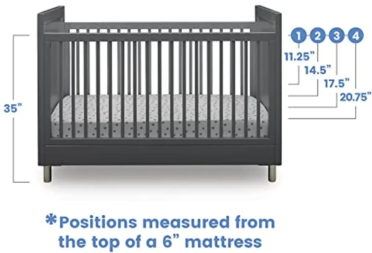 Delta Children Simmons Avery Crib Grey