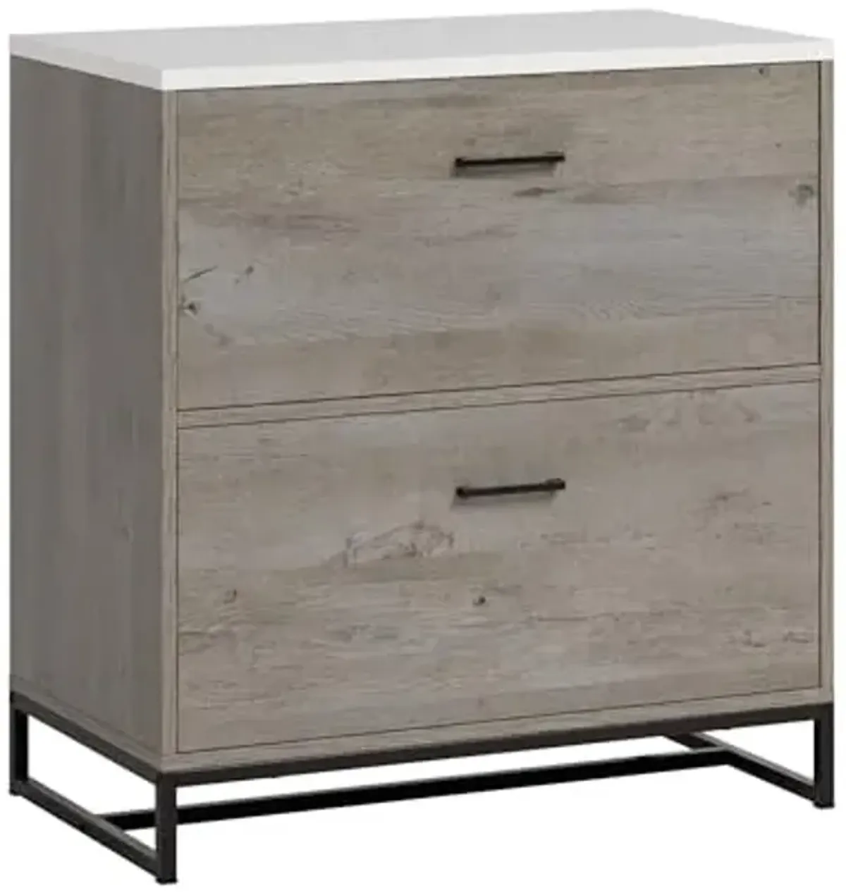 Sauder Tremont Row 2-Drawer Lateral File Cabinet, Mystic Oak Finish