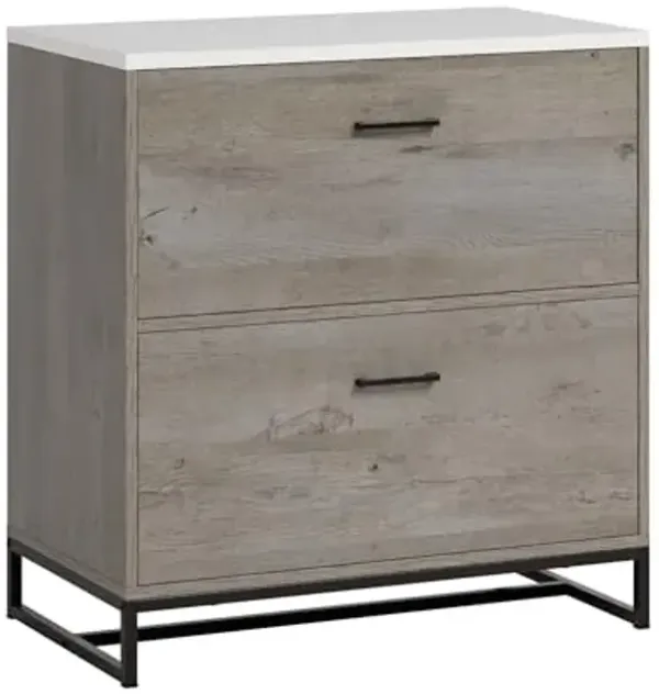 Sauder Tremont Row 2-Drawer Lateral File Cabinet, Mystic Oak Finish