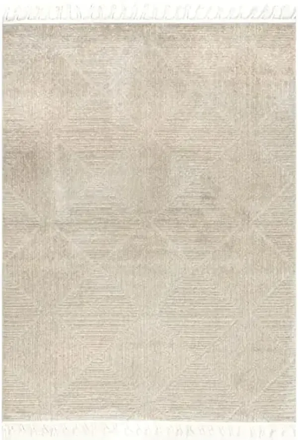 Nuloom Kerry Beige, 9' x 12', Geometric, Soft and Cozy, High Traffic, Stain Resistant, Easy Clean, Durable Area Rug for Bedroom, Living Room, Dining Space, Den, Foyer, Entryway