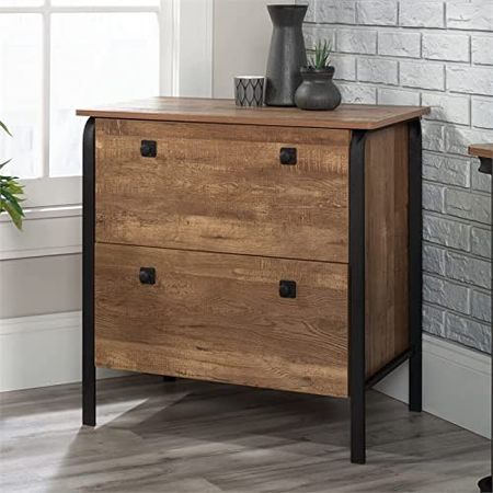 Sauder Station House Engineered Wood Lateral File in Etched Oak