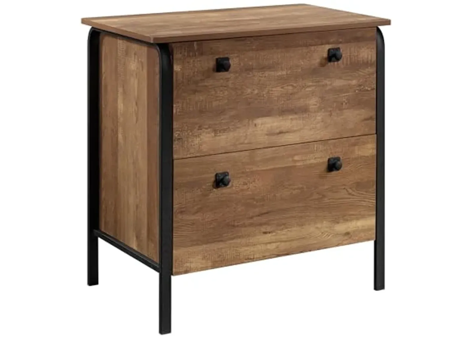 Sauder Station House 2-Drawer Lateral File Cabinet, Etched Oak Finish