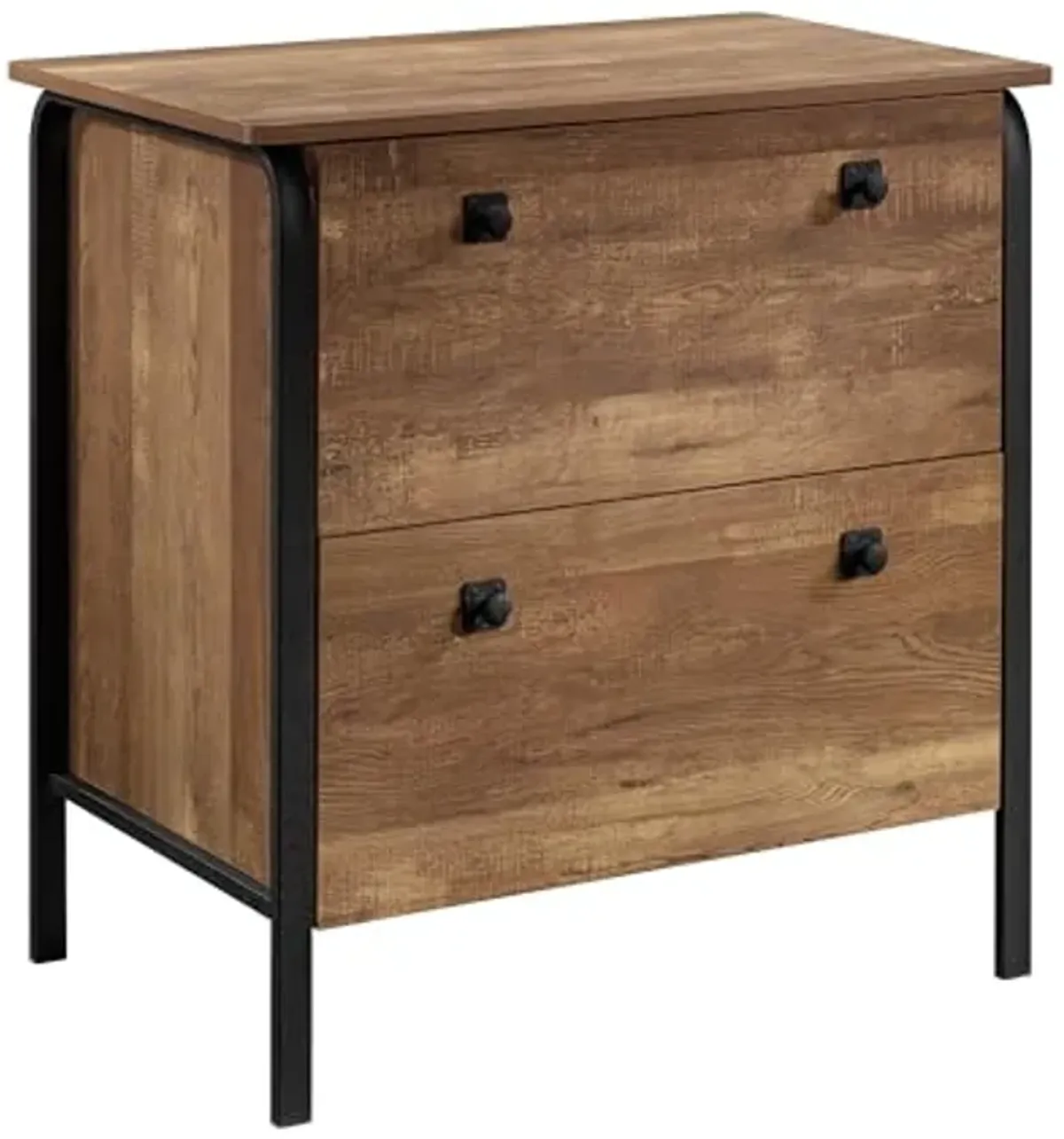 Sauder Station House 2-Drawer Lateral File Cabinet, Etched Oak Finish