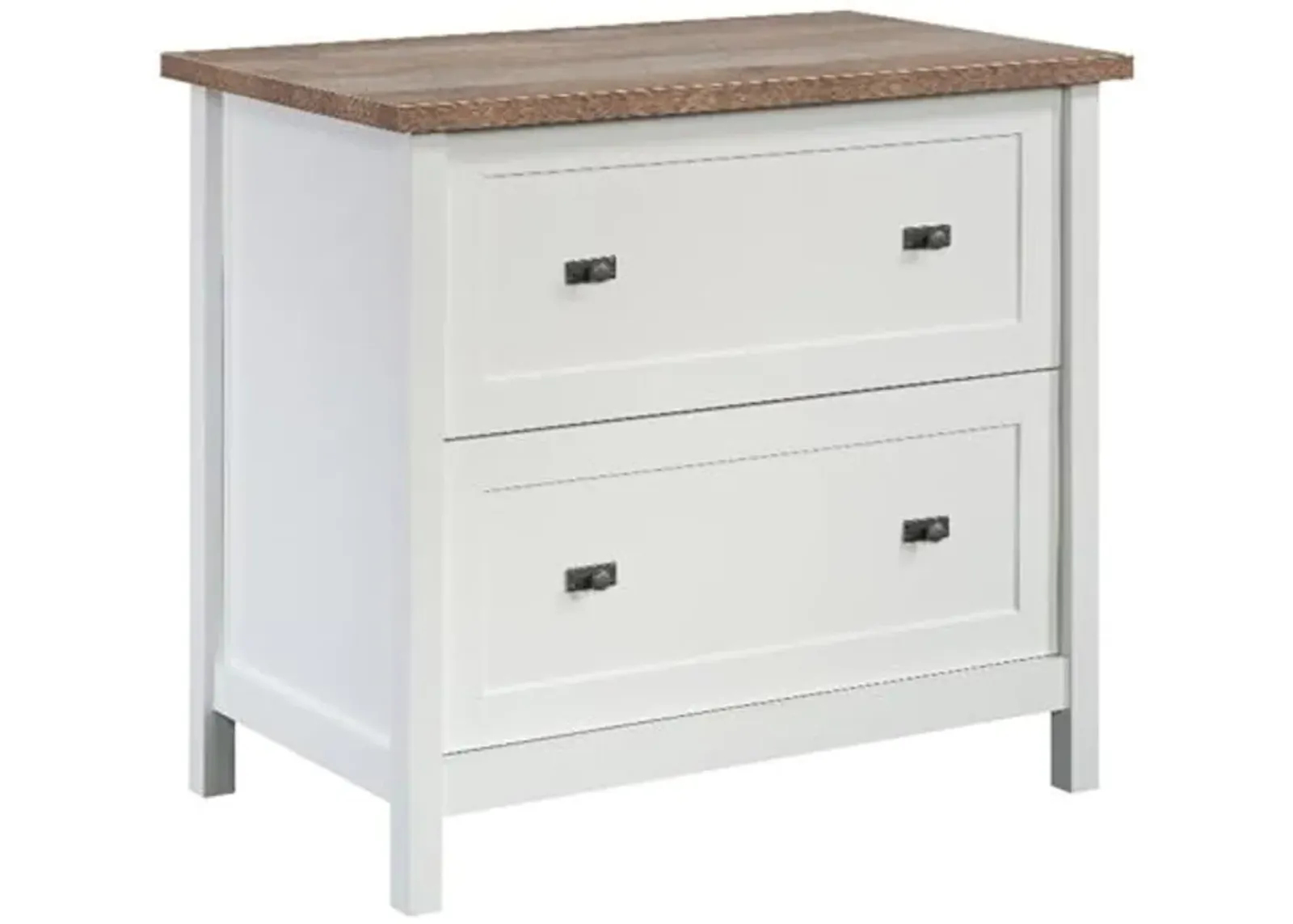 Sauder Cottage Road Engineered Wood Lateral File Cabinet in White Finish