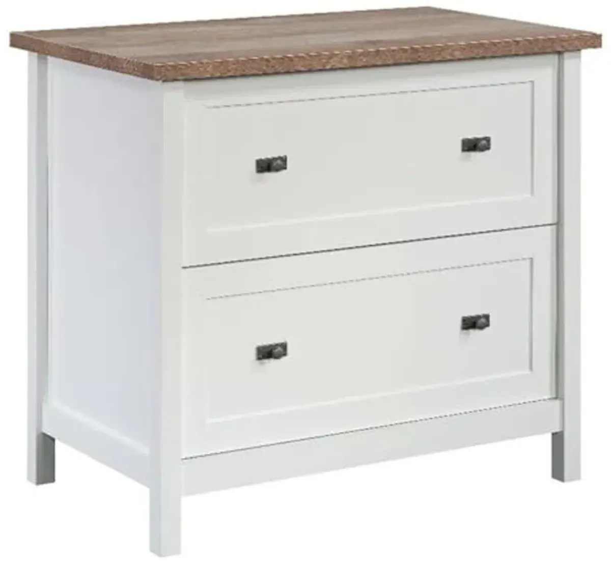 Sauder Cottage Road Engineered Wood Lateral File Cabinet in White Finish