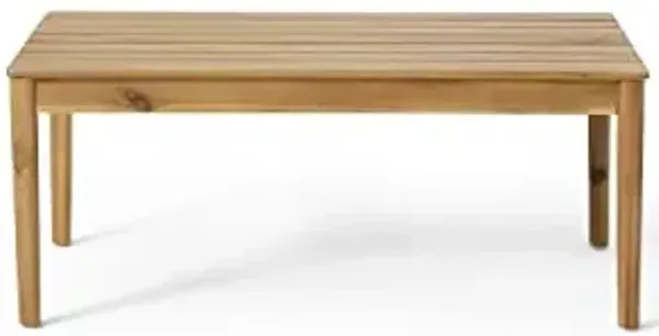 Christopher Knight Home Bryan Outdoor Coffee Table - Acacia Wood - Teak