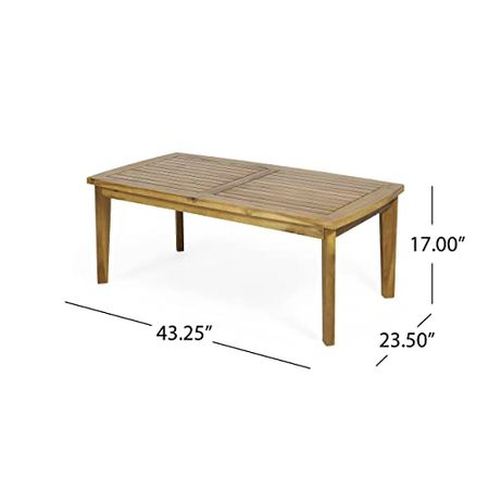 Christopher Knight Home 318122 Solano Coffee Table, Teak
