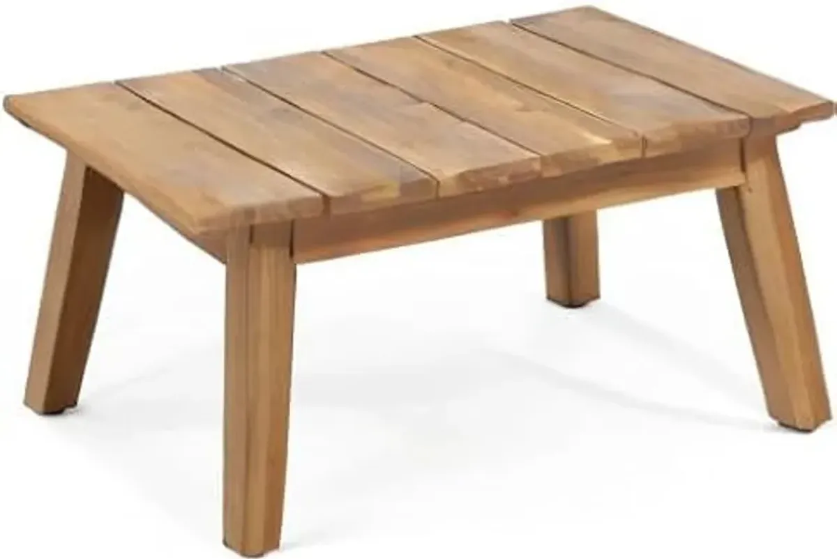 Christopher Knight Home 318124 Burchett Coffee Table, Teak