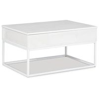 Signature Design by Ashley Deznee Lift Top Cocktail Table, 36" W x 26" D x 19" H, White