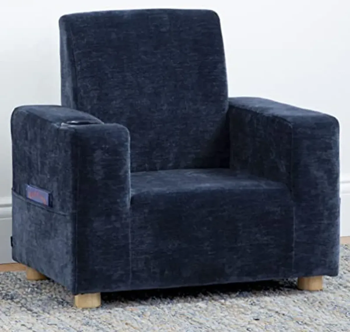 GAP GapKids Upholstered Chair, Navy