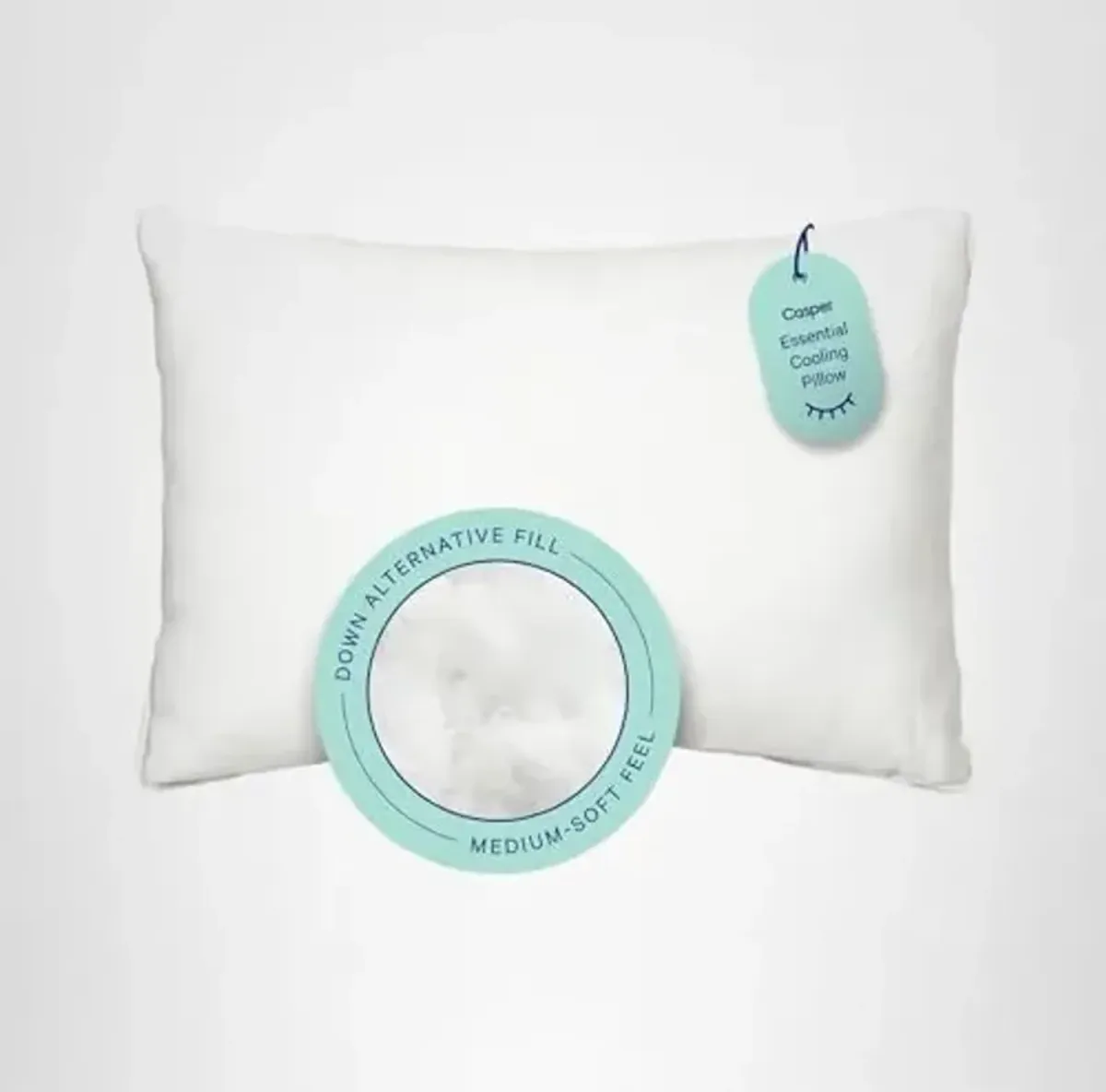 Casper Sleep Essential Cooling Pillow, Standard, White