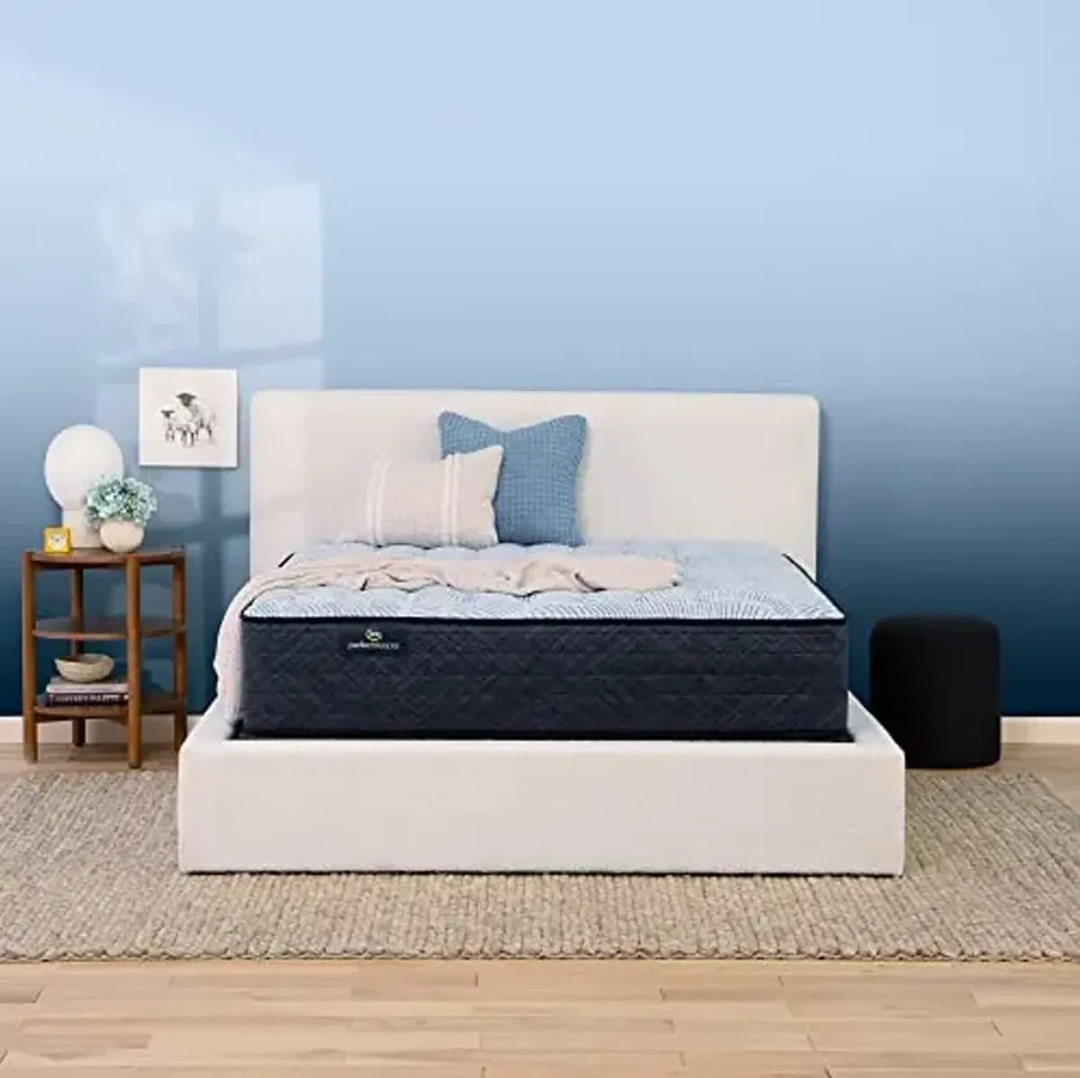 Serta Perfect Sleeper Enhanced 13.5" Queen Mattress - Medium, Cooling Gel Memory Foam, Pocket Innersprings for Motion Isolation, Edge Support, CertiPUR-US Certified - Nurture Night