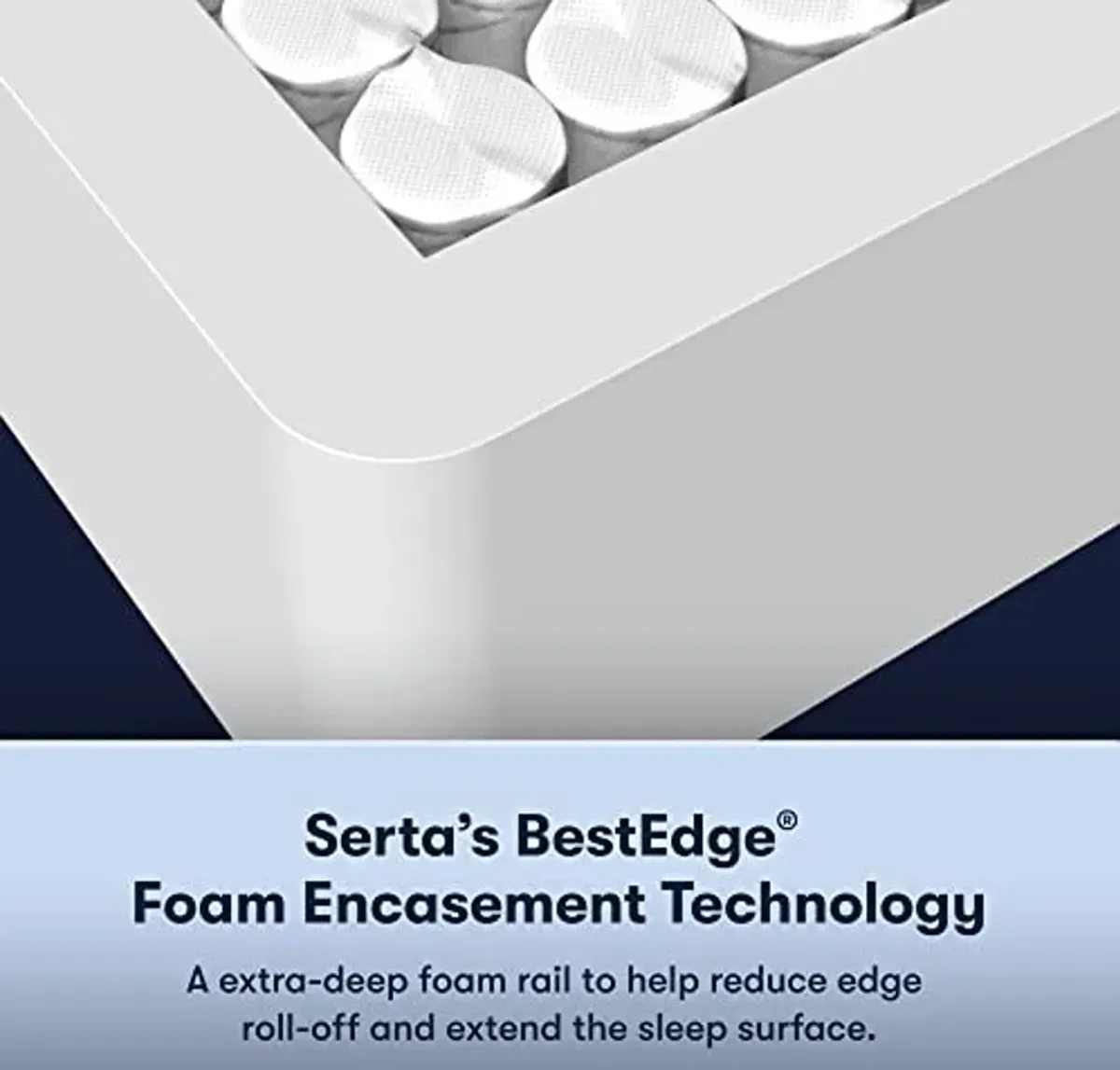 Serta Perfect Sleeper Enhanced 12" King Mattress - Firm, Cooling Gel Memory Foam, Pocket Innersprings for Motion Isolation, Edge Support, CertiPUR-US Certified - Nurture Night