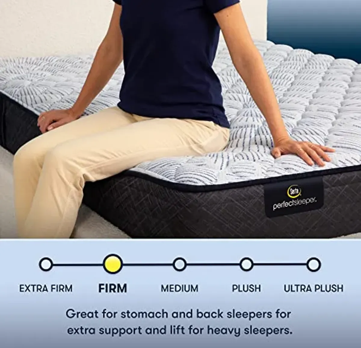 Serta Perfect Sleeper Enhanced 12" King Mattress - Firm, Cooling Gel Memory Foam, Pocket Innersprings for Motion Isolation, Edge Support, CertiPUR-US Certified - Nurture Night