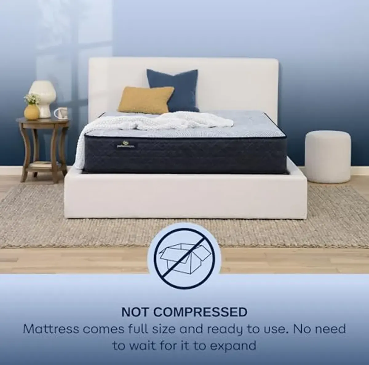 Serta Perfect Sleeper Enhanced 12" King Mattress - Firm, Cooling Gel Memory Foam, Pocket Innersprings for Motion Isolation, Edge Support, CertiPUR-US Certified - Nurture Night