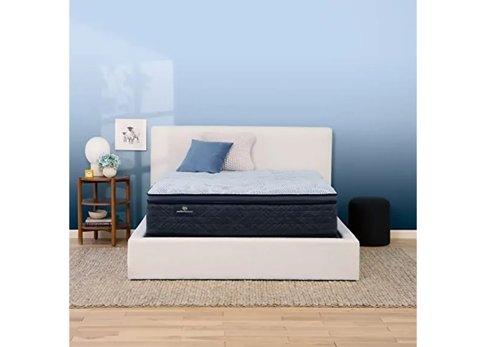 Serta Perfect Sleeper Enhanced 14.5" Full Mattress - Plush Pillow Top, Cooling Gel Memory Foam, Pocket Innersprings for Motion Isolation, Edge Support, CertiPUR-US Certified - Nurture Night