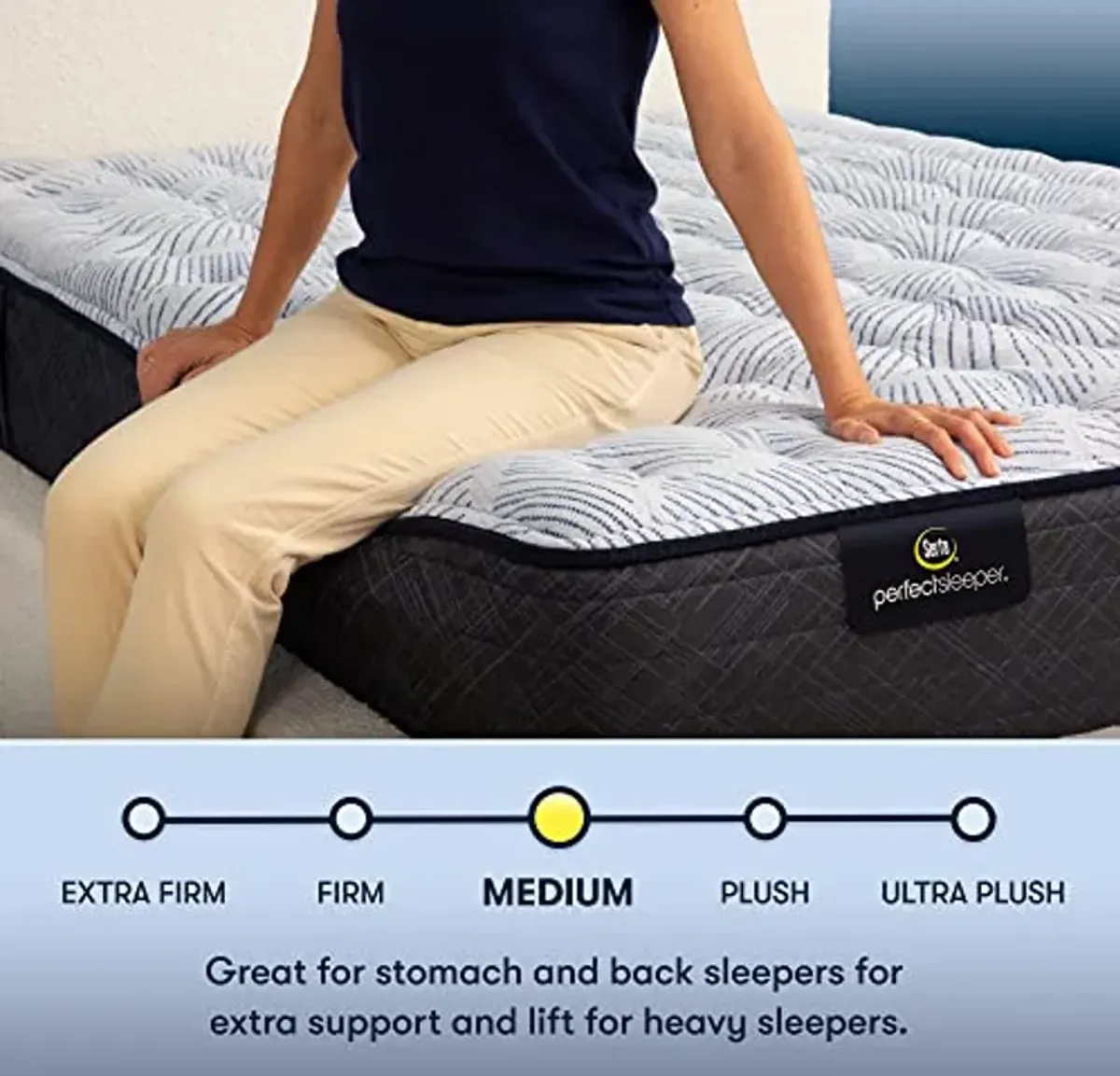 Serta Perfect Sleeper Enhanced 13.5" Twin Mattress - Medium, Cooling Gel Memory Foam, Pocket Innersprings for Motion Isolation, Edge Support, CertiPUR-US Certified - Nurture Night