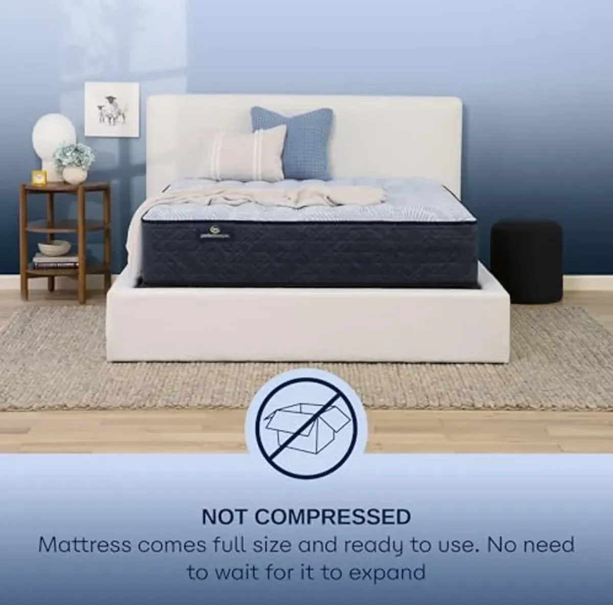 Serta Perfect Sleeper Enhanced 13.5" Twin Mattress - Medium, Cooling Gel Memory Foam, Pocket Innersprings for Motion Isolation, Edge Support, CertiPUR-US Certified - Nurture Night