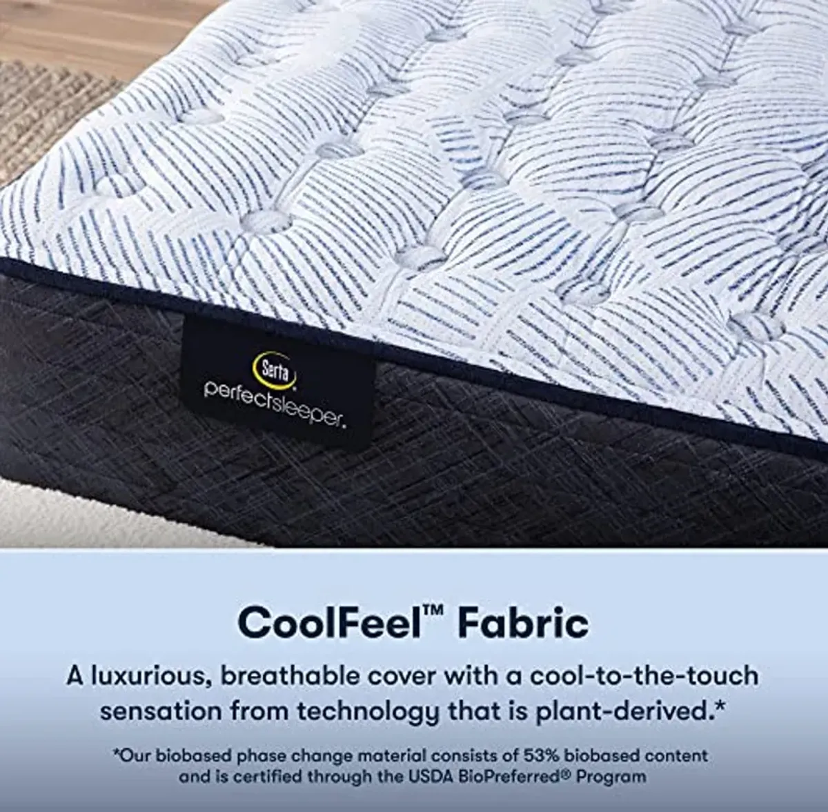 Serta Perfect Sleeper Enhanced 13.5" Twin Mattress - Medium, Cooling Gel Memory Foam, Pocket Innersprings for Motion Isolation, Edge Support, CertiPUR-US Certified - Nurture Night