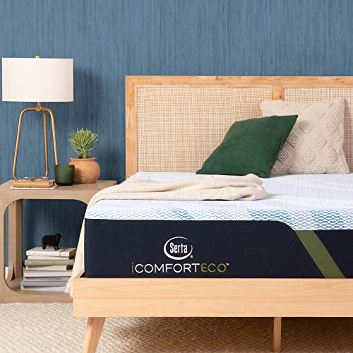 Serta 13.25" Queen Firm Smooth Top Memory Foam Mattress