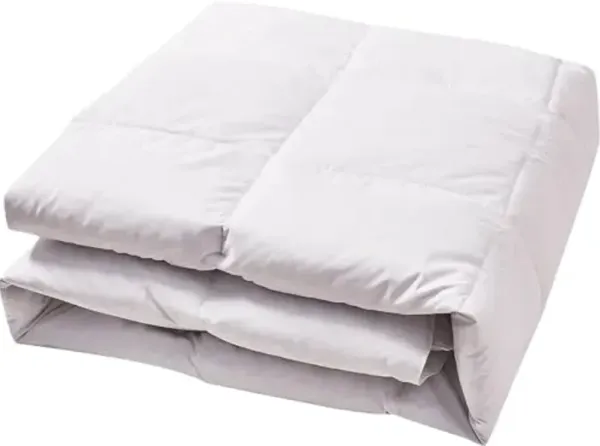 Beautyrest Ultra-Soft All Season Feather Down Comforter Twin Size - Colored Microfiber Cover Fabric Down Duvet Insert with Corner Tabs