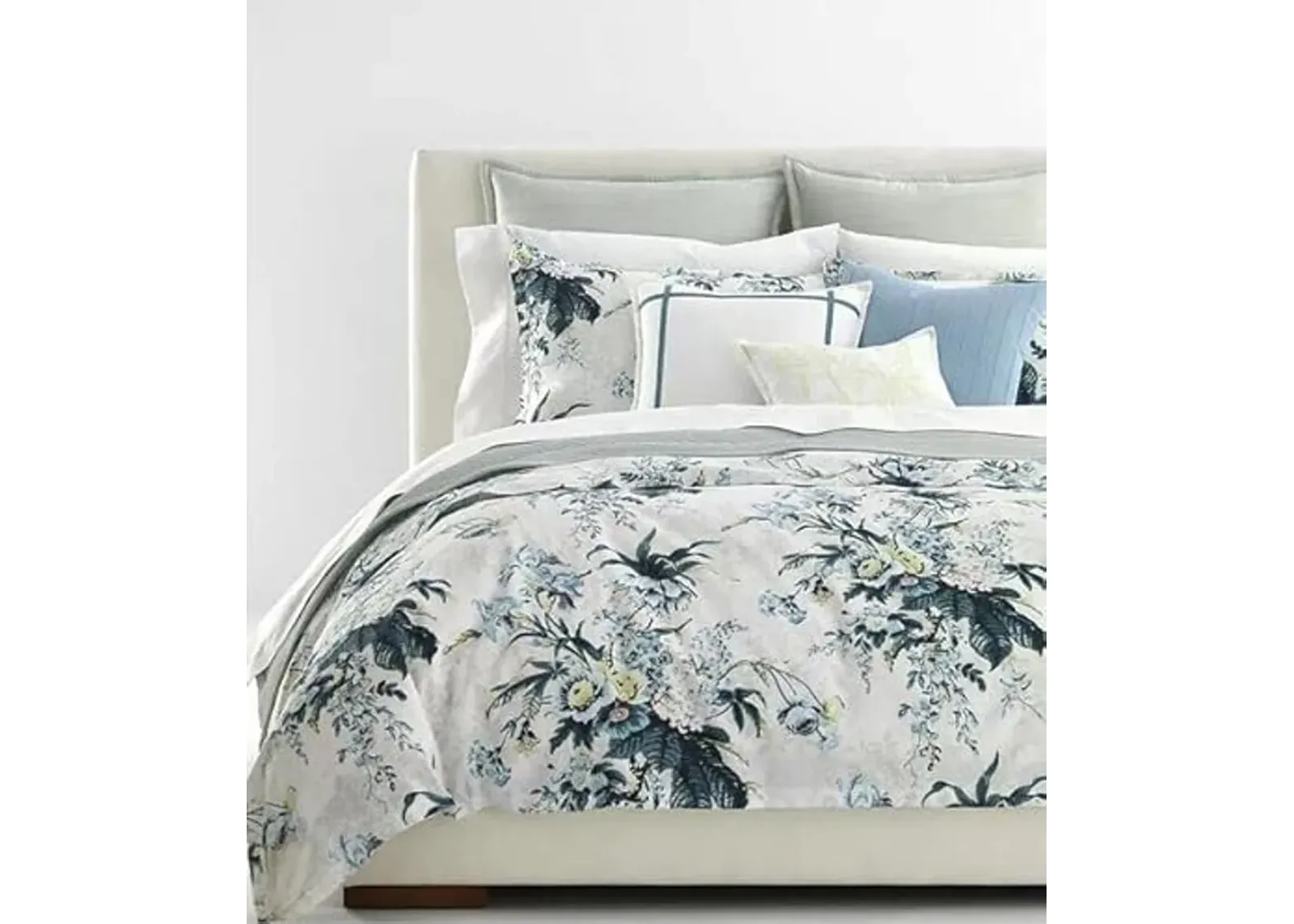 Lauren Ralph Lauren Eden Botanical 3 Pc Full Queen Duvet Cover Set 100% Cotton (Queen (U.S. Standard))