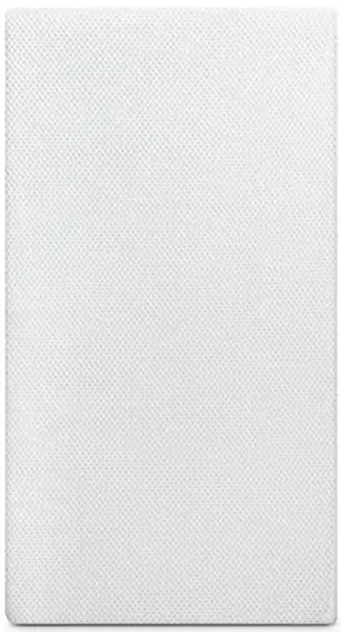 Delta Children Twinkle Stars Crib and Toddler Mattress with Breathable, Removable Machine-Washable Cover - GREENGUARD Gold - Waterproof Baby Bed - Sustainably Sourced Fiber Core - 52”Lx27.5”W, White