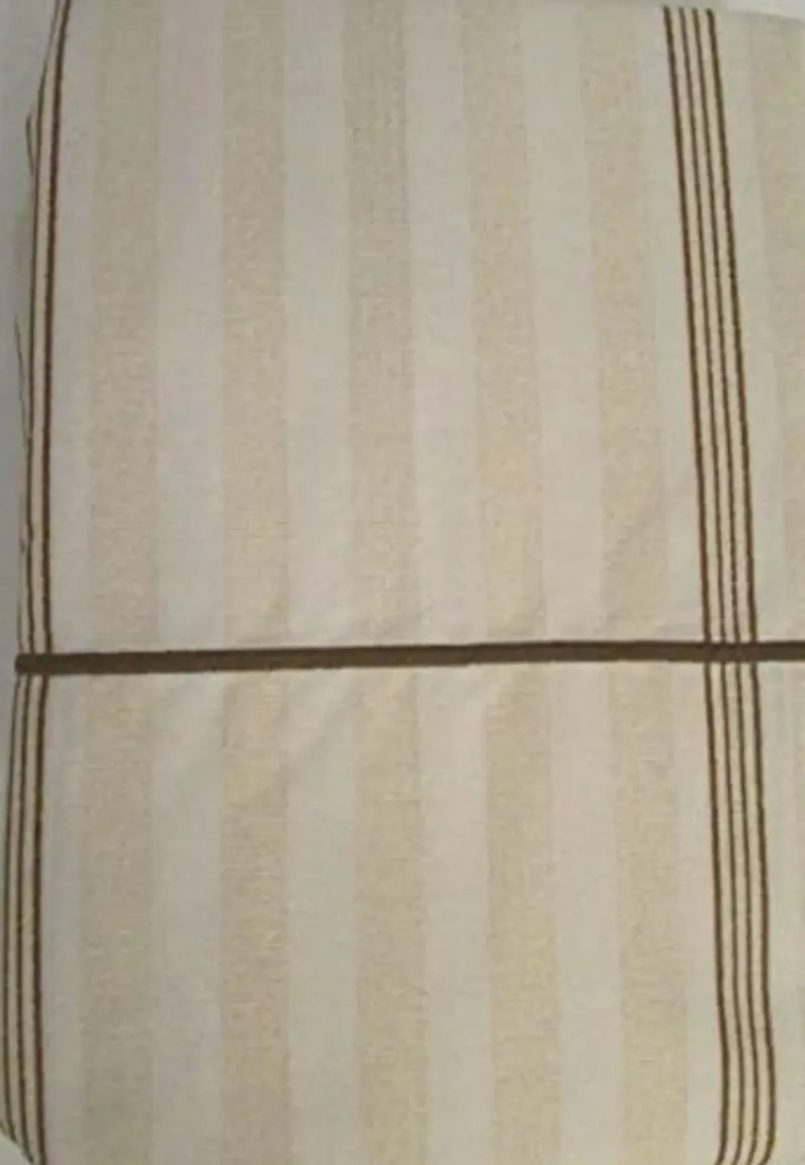 Lauren Ralph Lauren Allie Stripe Standard Pillowcases Set Cream Brown