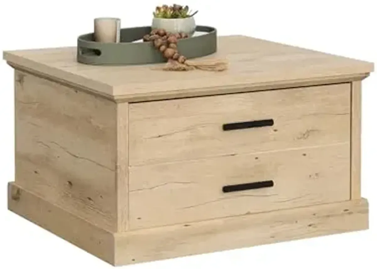 Sauder Aspen Post Coffee Table, in a Prime Oak Finish