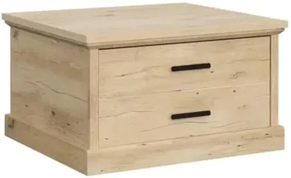 Sauder Aspen Post Coffee Table, in a Prime Oak Finish