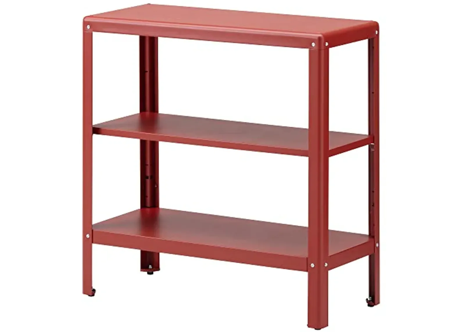 IKEA KOLBJÖRN shelving unit in/outdoor, 80x81 cm, brown-red