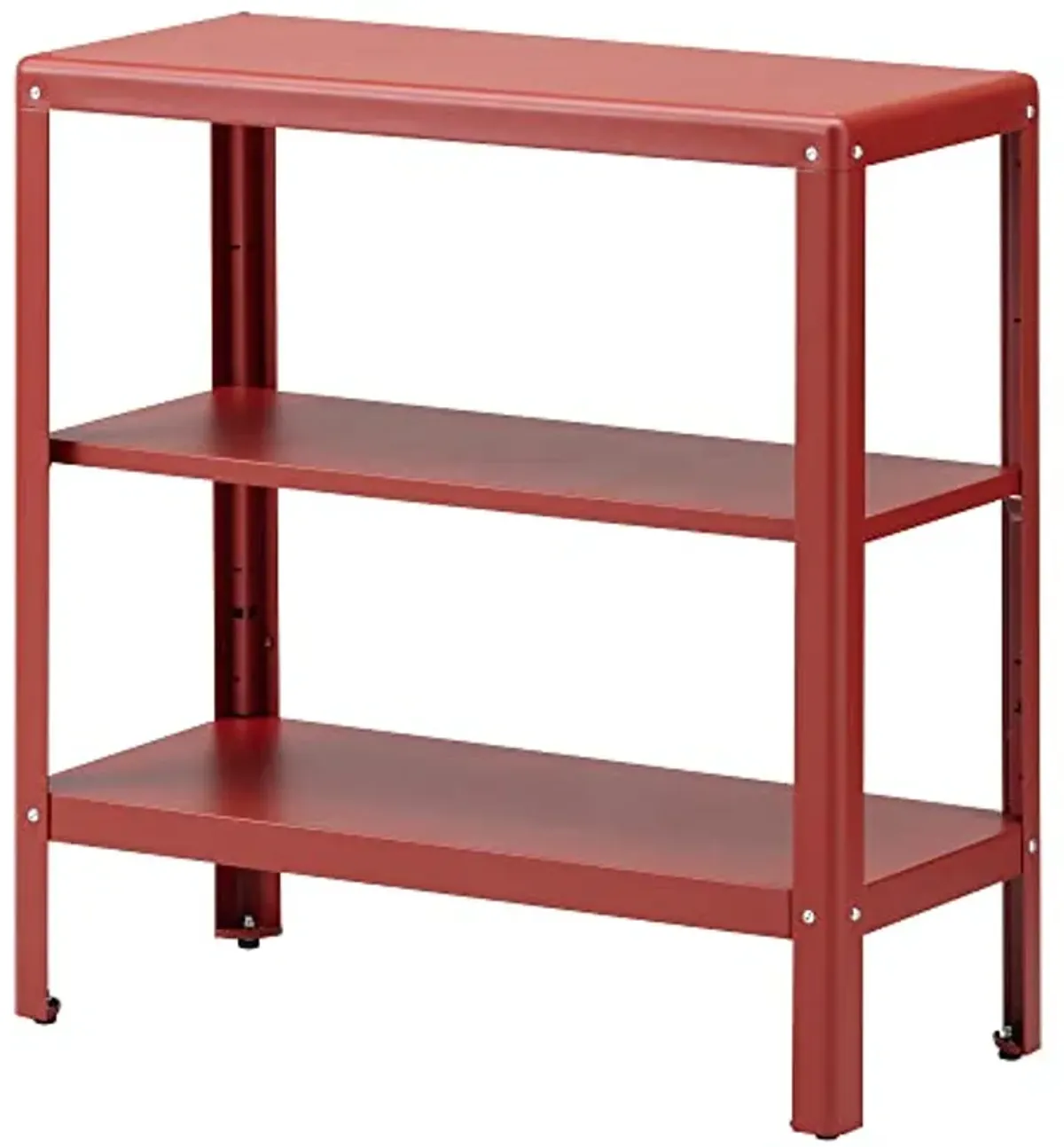 IKEA KOLBJÖRN shelving unit in/outdoor, 80x81 cm, brown-red