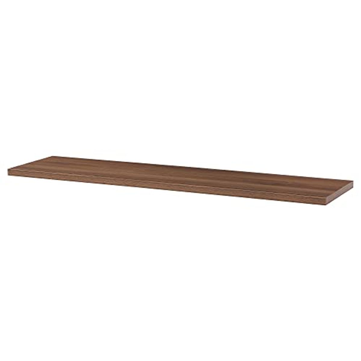 IKEA BERGSHULT shelf, 120x30 cm, walnut effect