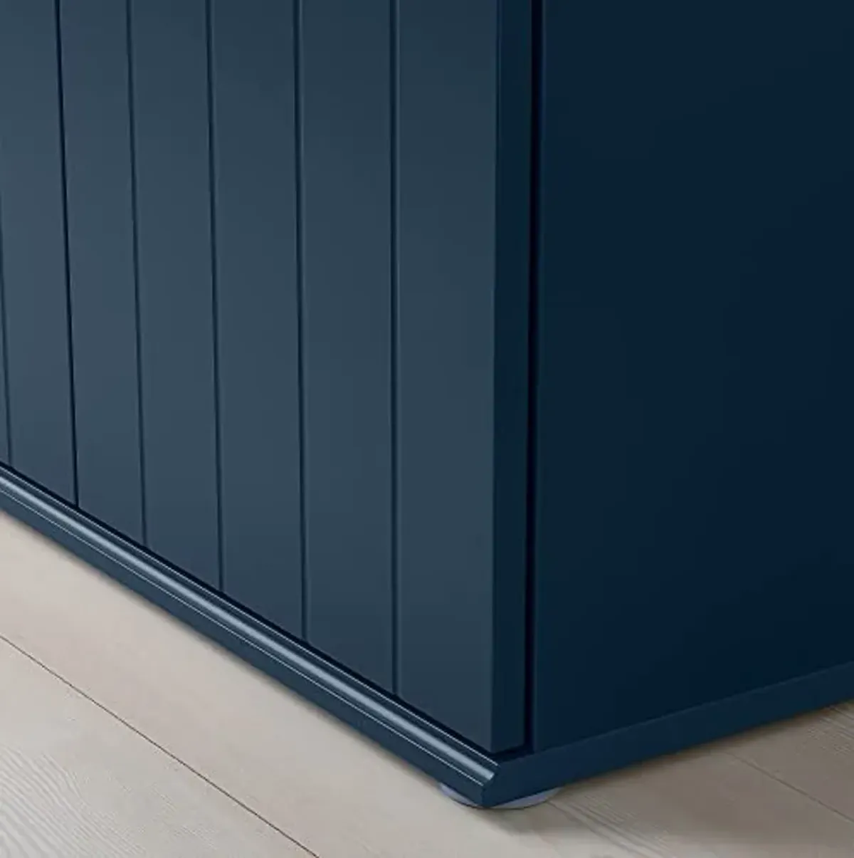 IKEA SKRUVBY storage combination, 130x140 cm, black-blue