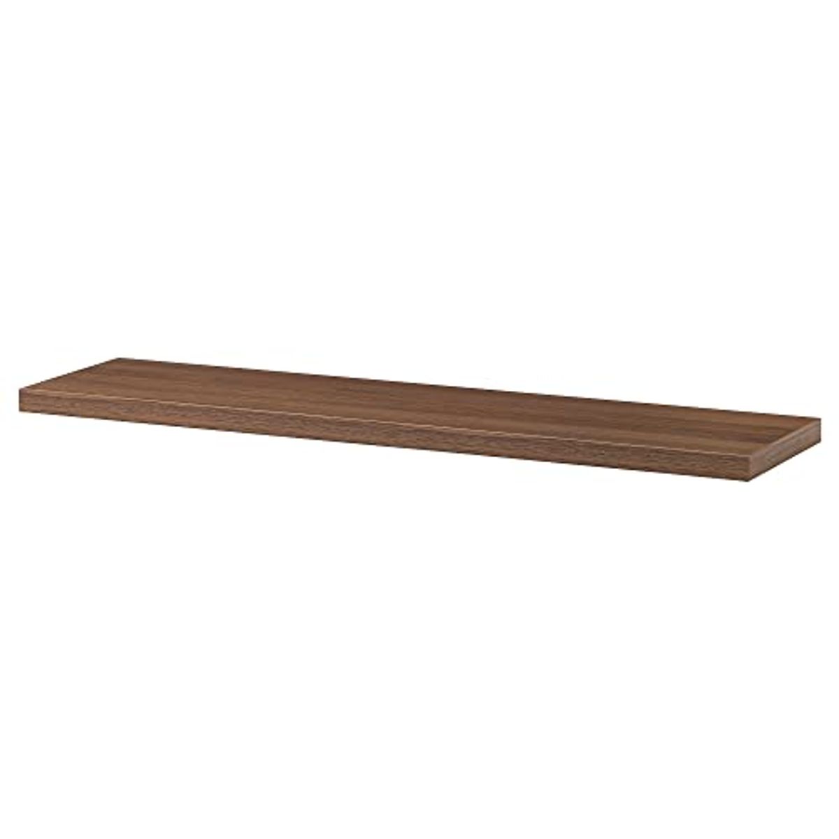 IKEA BERGSHULT shelf, 80x20 cm, walnut effect