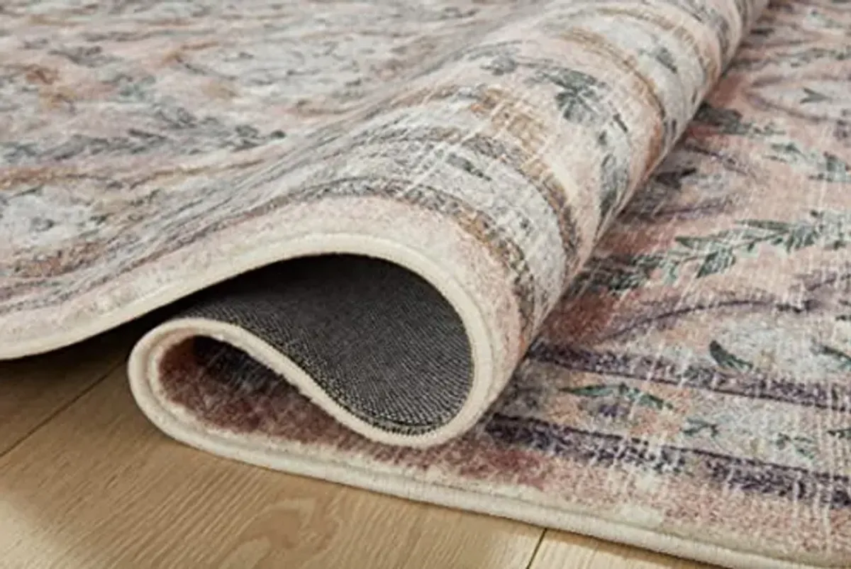 Loloi Rifle Paper Co. x Courtyard Blush 2'-6" x 7'-6" Runner Rug