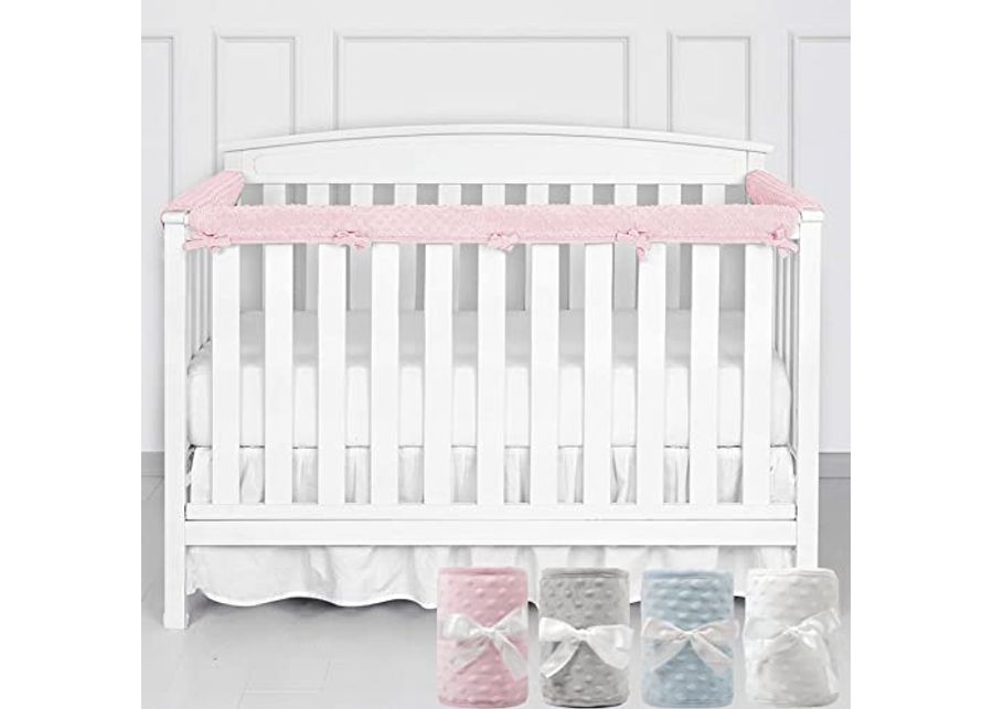 Crib Teething Rail Cover Crib Rail Teething Cover(3 Pcs), Soft