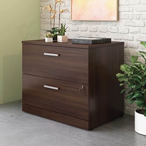 Sauder Affirm 36 W Storage Cabinet With Doors Noble Elm - Office Depot