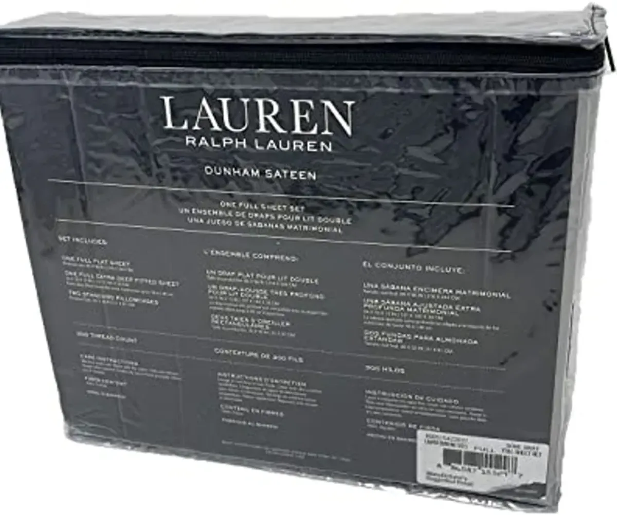 Ralph Lauren Dunham Sheet Set Dove Gray Full (Full)