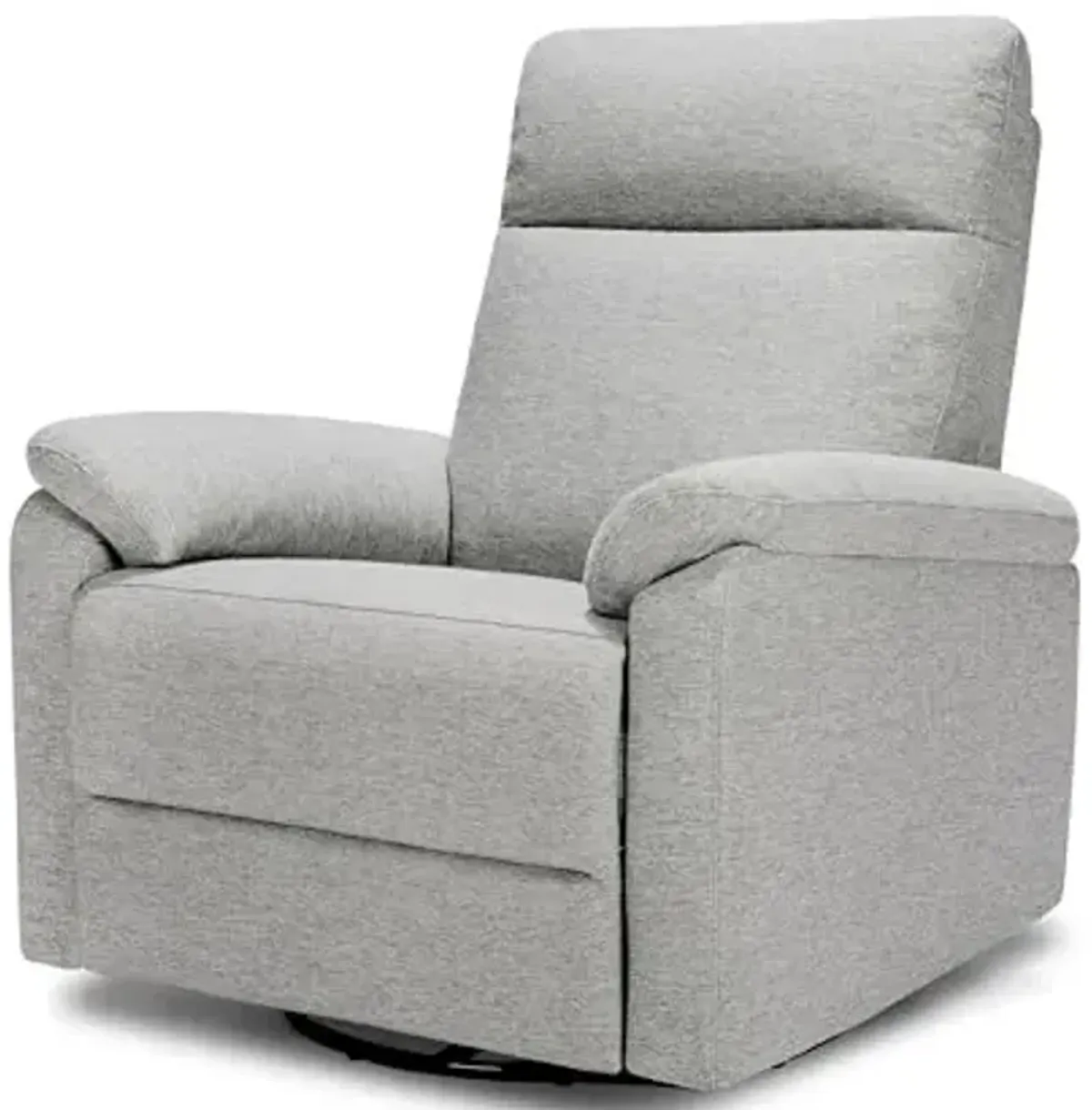 Suzy Glider Recliner Nursery Chair - Glider Rocking Chair for Nursery and Living Room - GREENGUARD Gold, FSC & Certi-PUR US Certified - 360° Swivel Rocker Recliner Chair (Frost Grey)