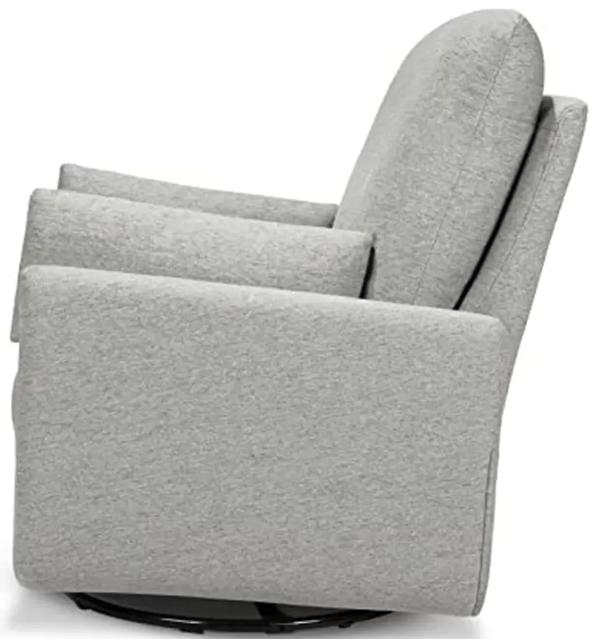 DaVinci Juno Swivel Glider in Frost Grey, Greenguard Gold & CertiPUR-US Certified