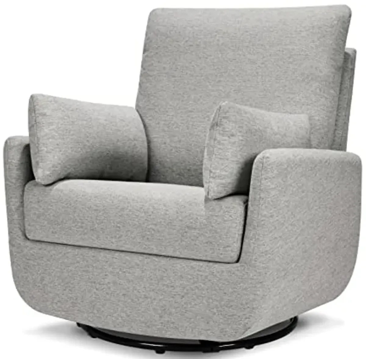 DaVinci Juno Swivel Glider in Frost Grey, Greenguard Gold & CertiPUR-US Certified