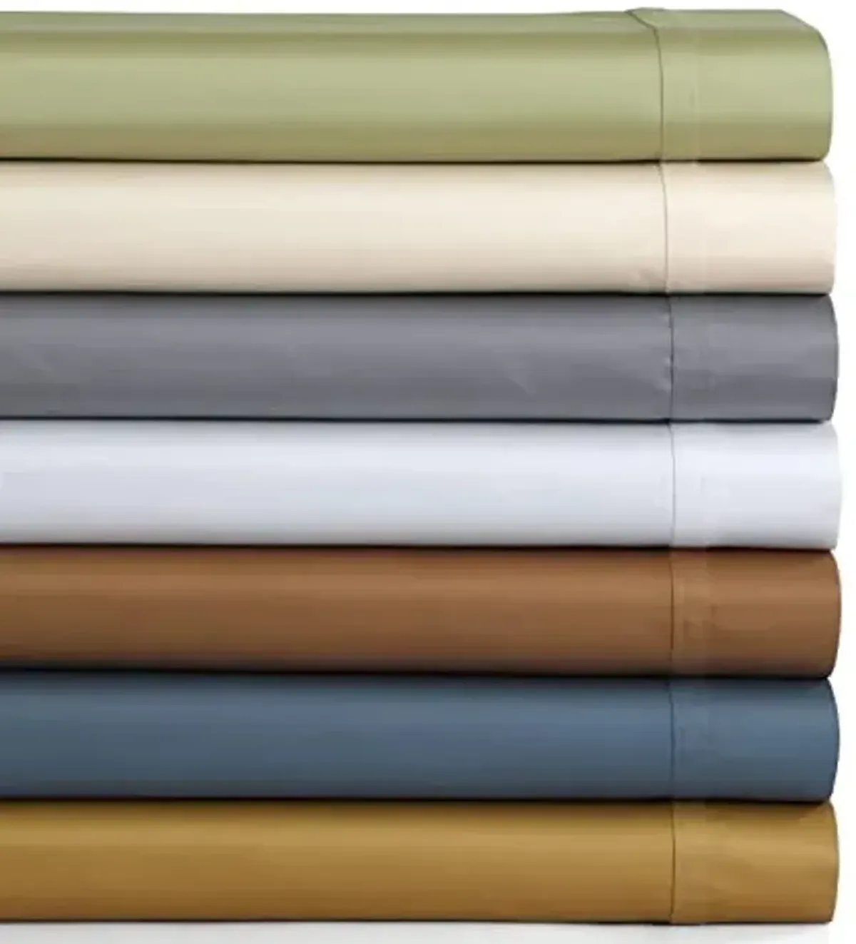 Tribeca Living King Fitted Sheet, Soft Egyptian Cotton Sateen Solid Sheets, Extra Deep Pocket, 500 Thread Count, Luxury Bedding, Ivory