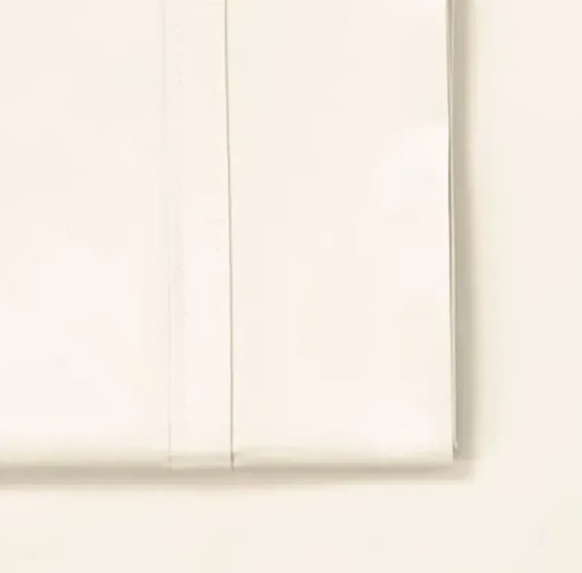 Tribeca Living Queen Fitted Sheet, Soft Egyptian Cotton Sateen Solid Sheets, Extra Deep Pocket, 500 Thread Count, Luxury Bedding, Ivory