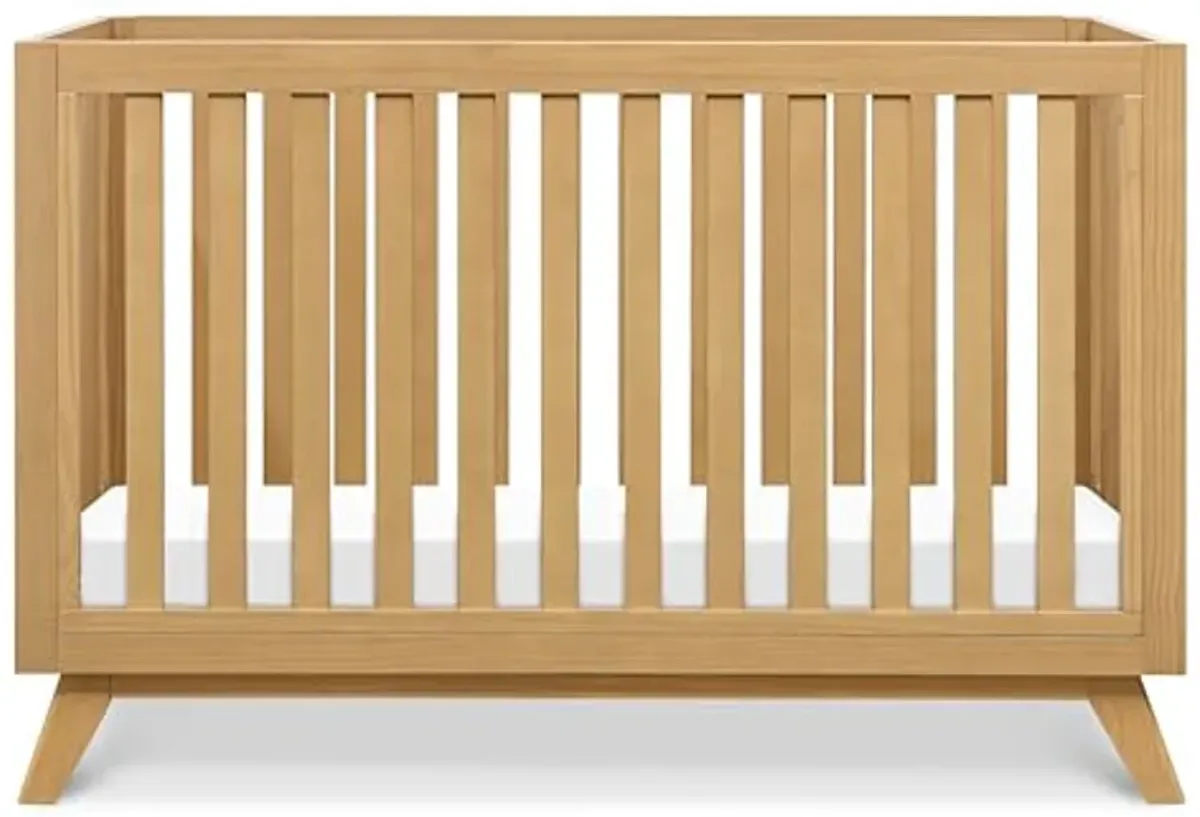 DaVinci Otto 3-in-1 Convertible Crib in Honey, Greenguard Gold Certified