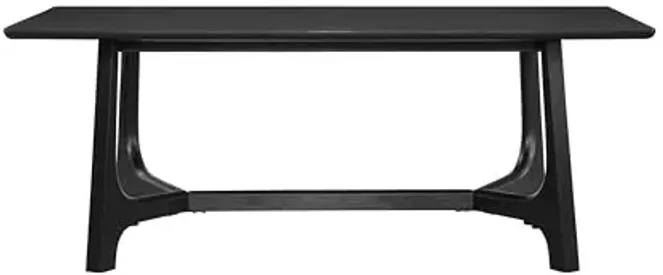 Bassett Mirror Company Dunnigan Rectangular Dining Table - Black Matte Stain