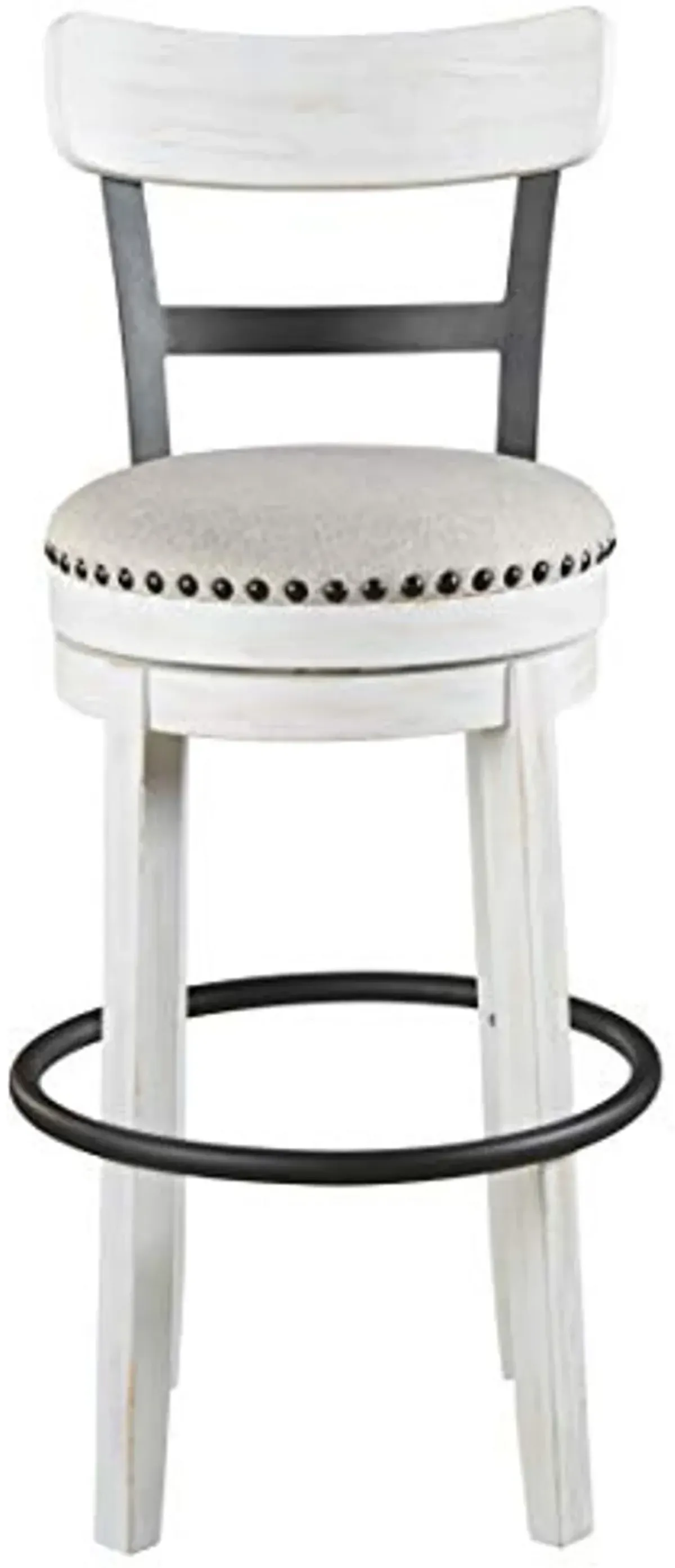 Signature Design by Ashley Valebeck Bar Stools, 24" & 30" (White/Black)