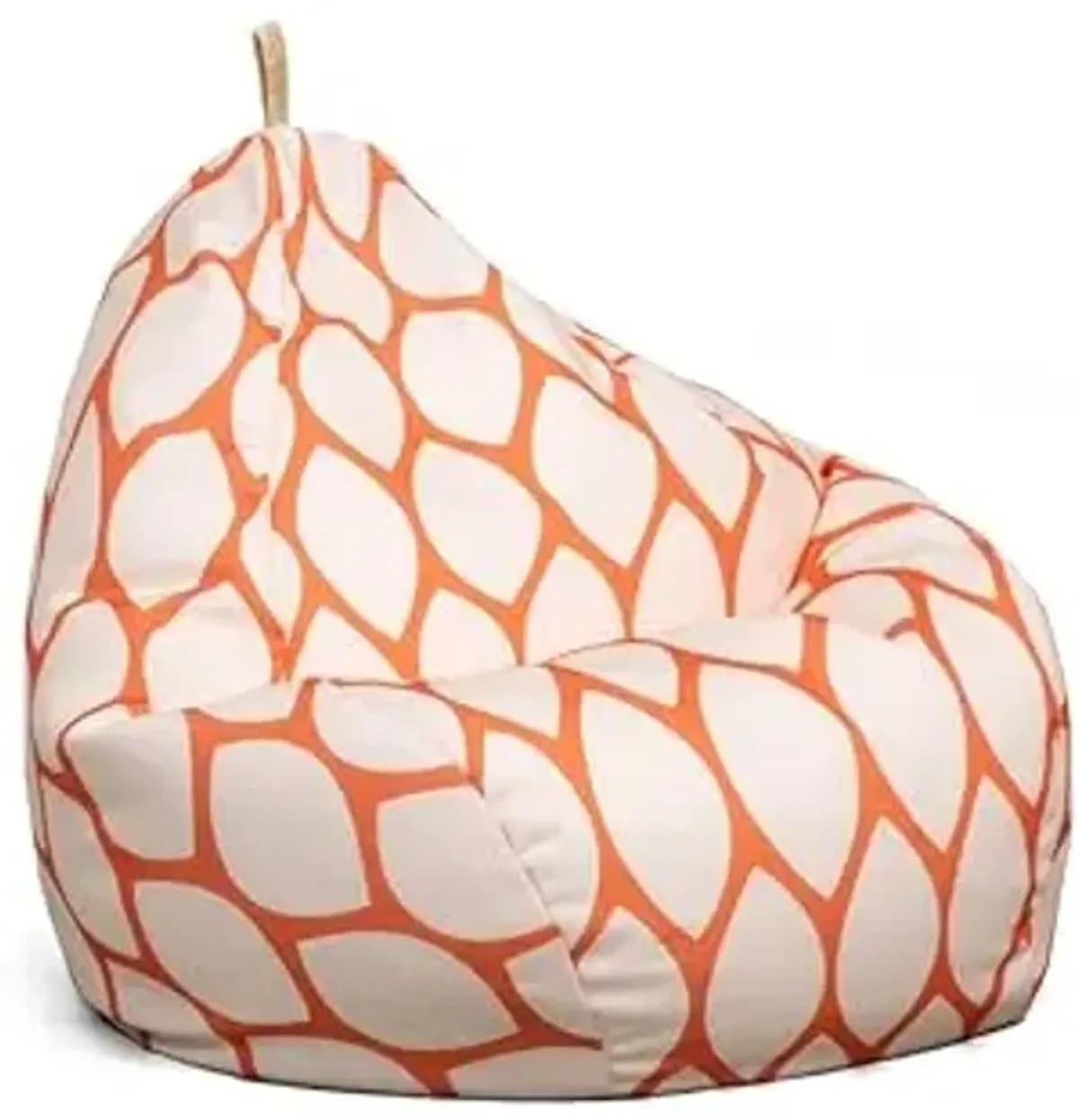 Big Joe Tuffet Weatherproof Bean Bag Chair, Paprika Bella Sunmax, Durable Weather Resistant Fabric, 2.5 feet Teardrop