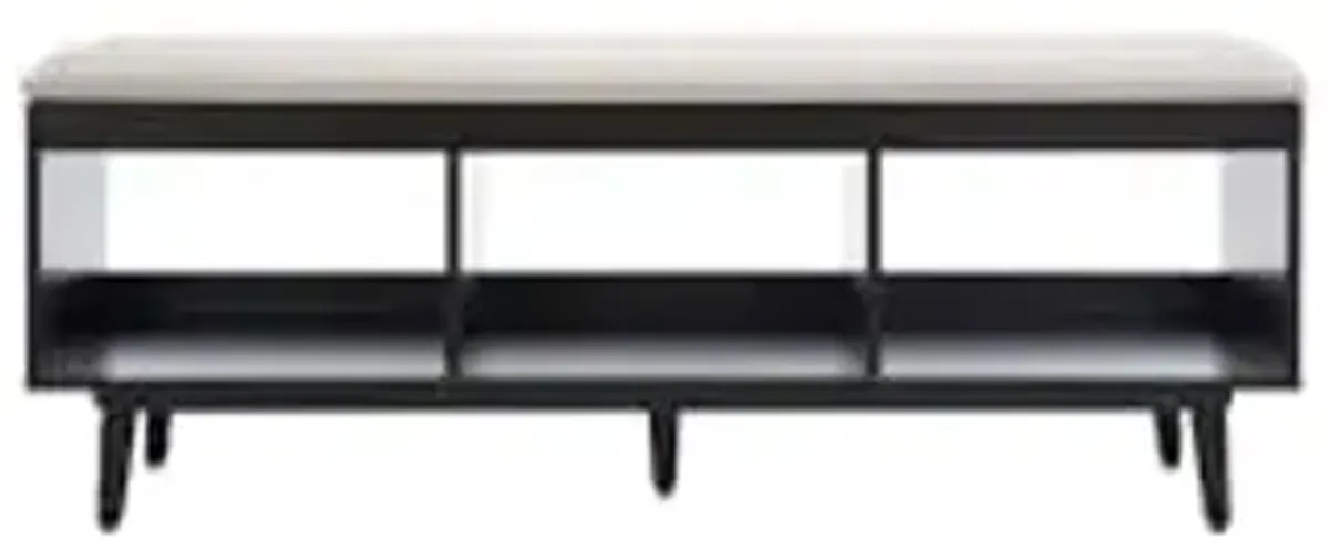 Safavieh Home Collection BCH5000 Bench, Cream/Black
